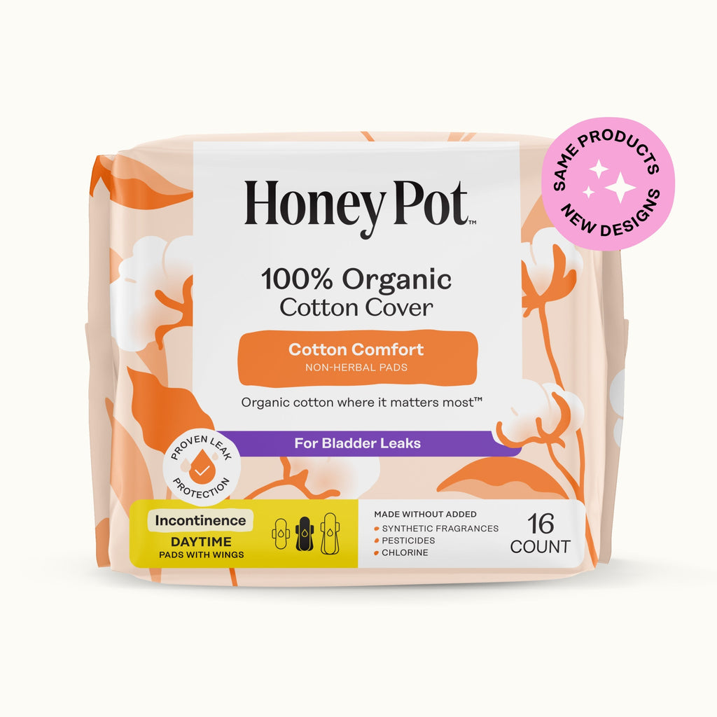 Incontinence 100% Organic Cotton Comfort Cover Daytime Pads (8L7Z)