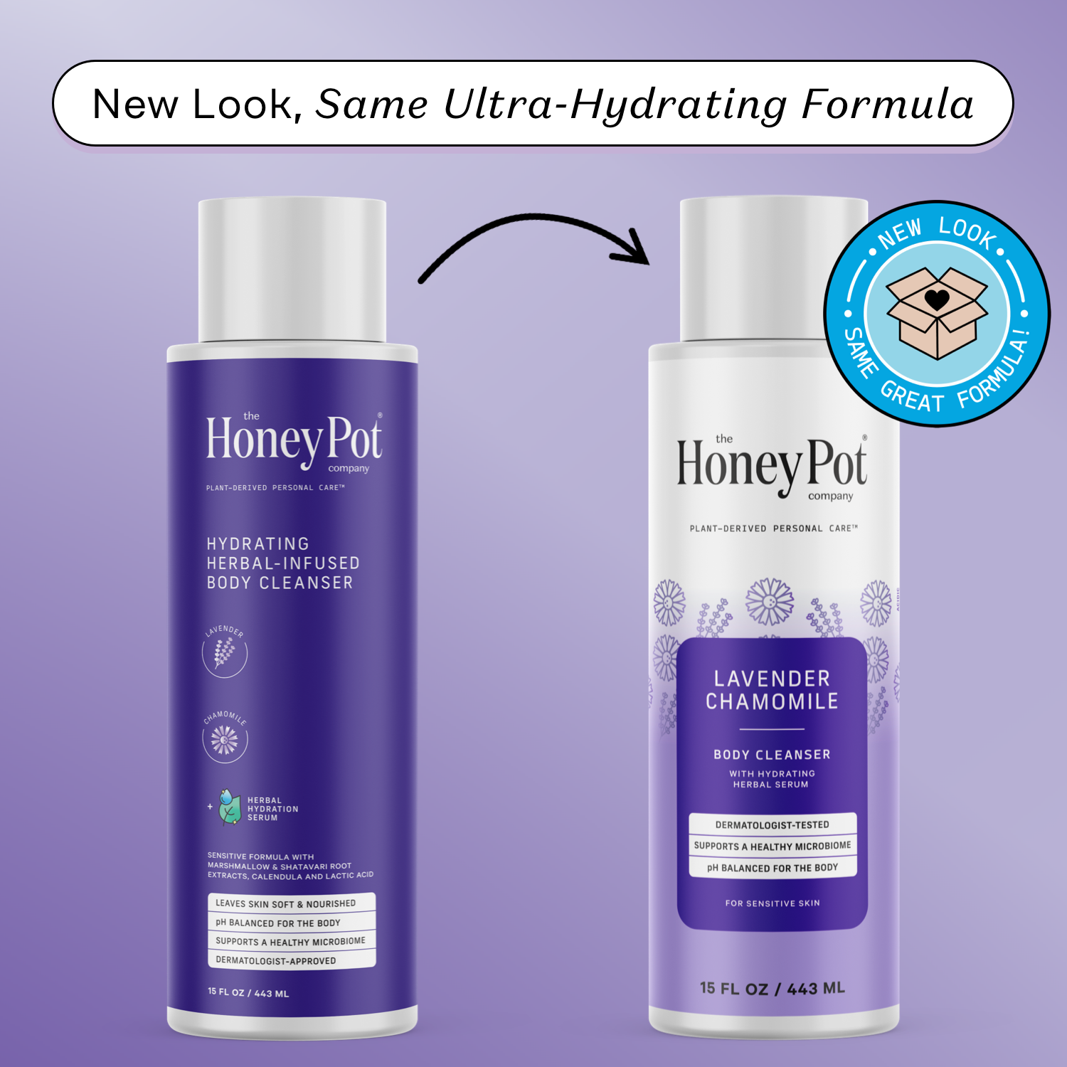 Lavender Chamomile Hydrating Body Cleanser (942O)