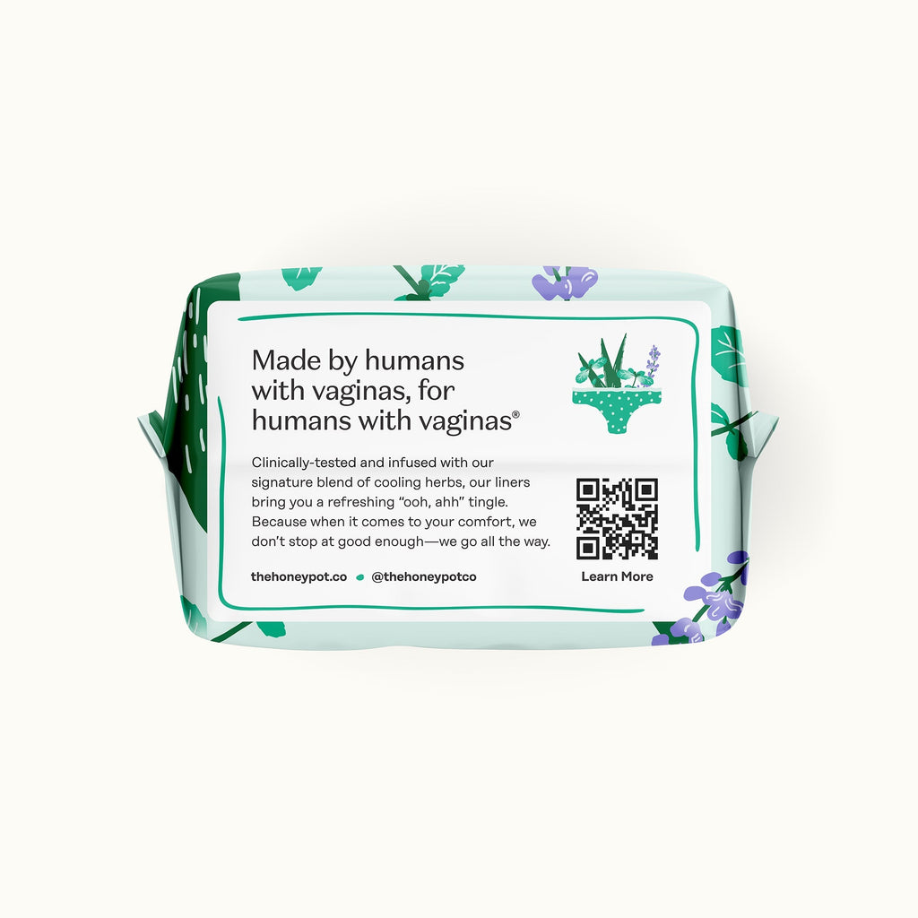 Organic Cotton Cover Cooling Herbal Infusion Regular Liners (VZ3Z)