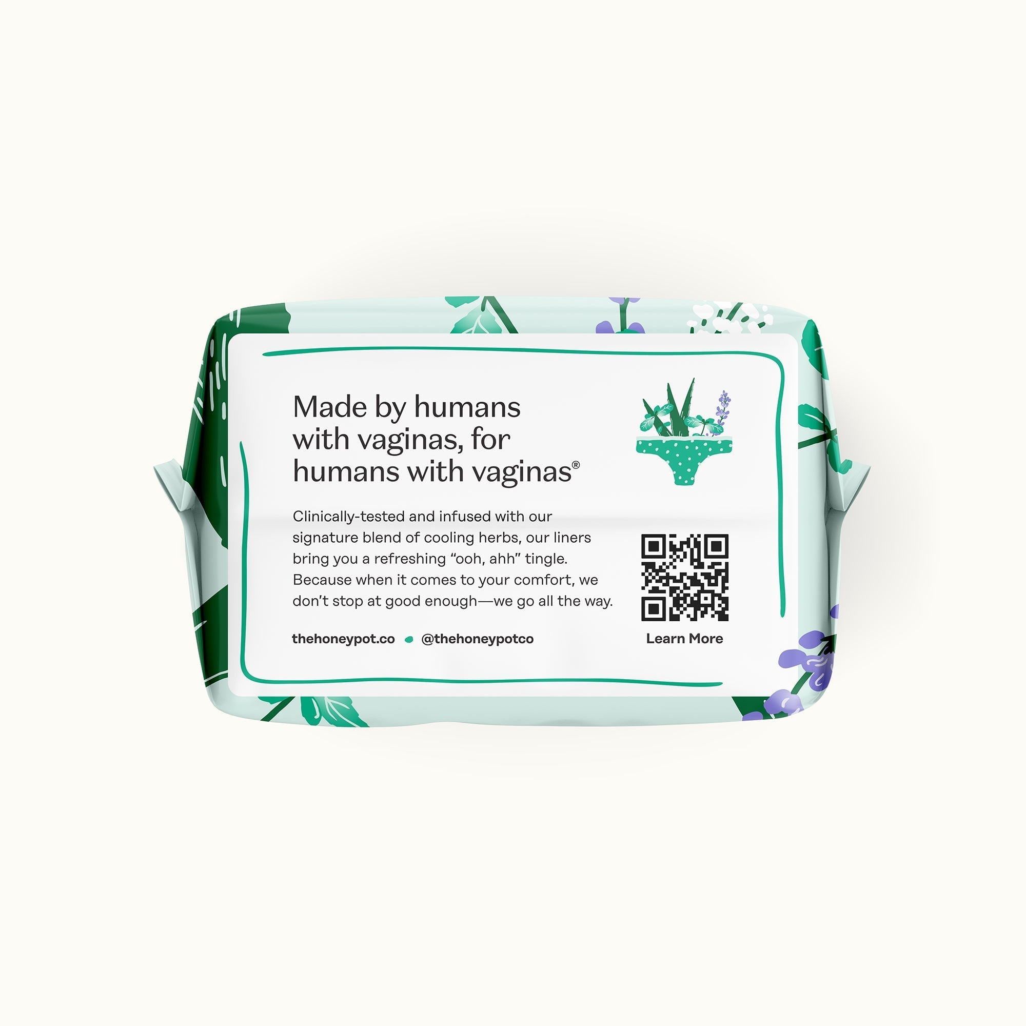 Organic Cotton Cooling Herbal Infusion Long Liners (UCF9)