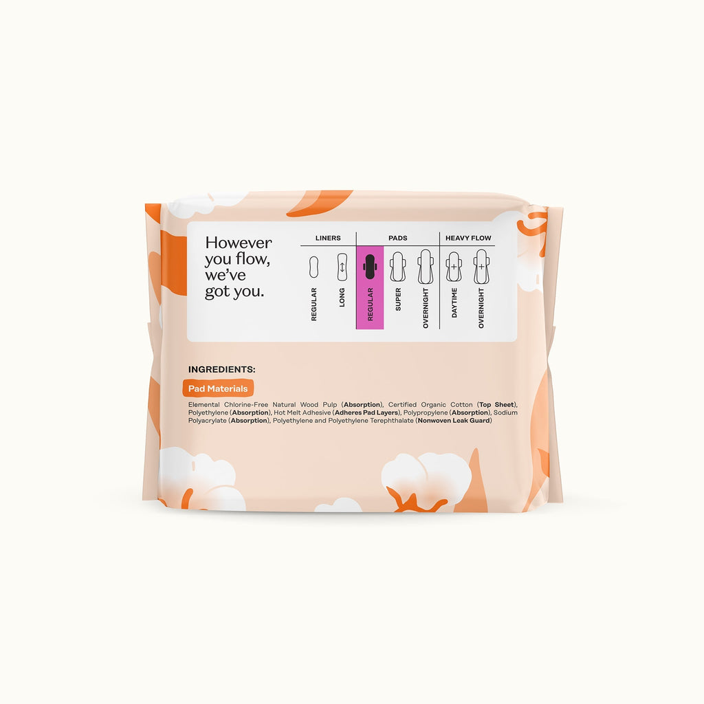 Organic Cotton Comfort Cover Regular Pads (DPE8)