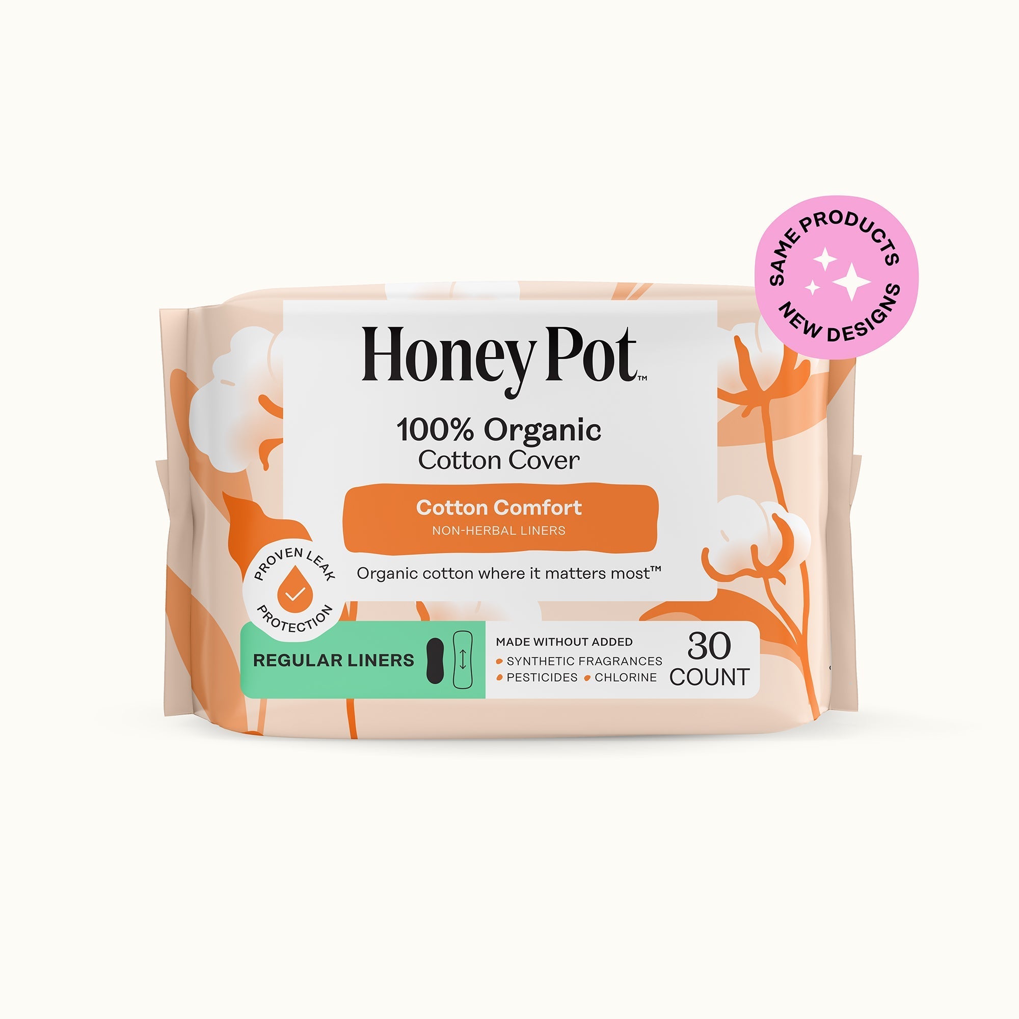 Organic Cotton Comfort Cover Regular Liners (98LJ)