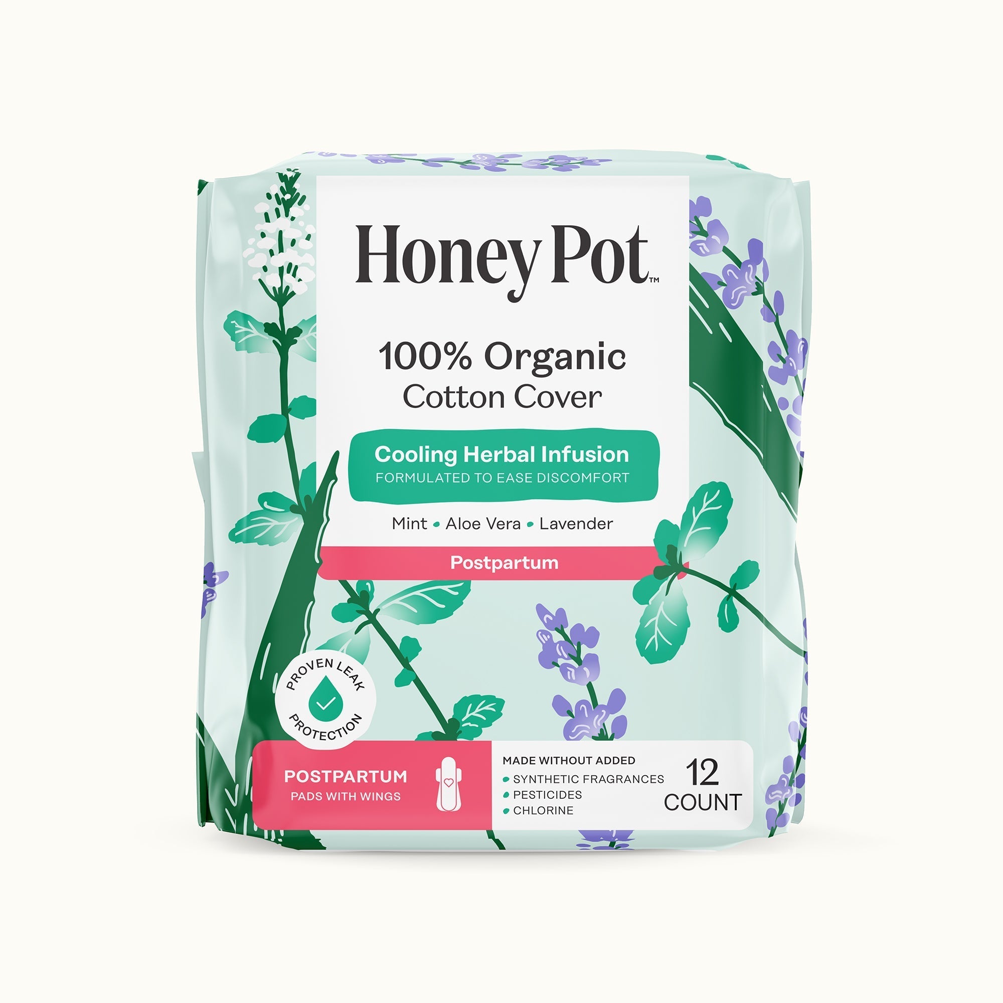 Organic Cotton Cover Post-Partum Pads (ZIXT)