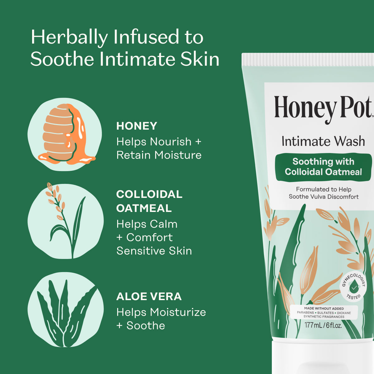 Soothing with Colloidal Oatmeal Intimate Wash (8DLK)