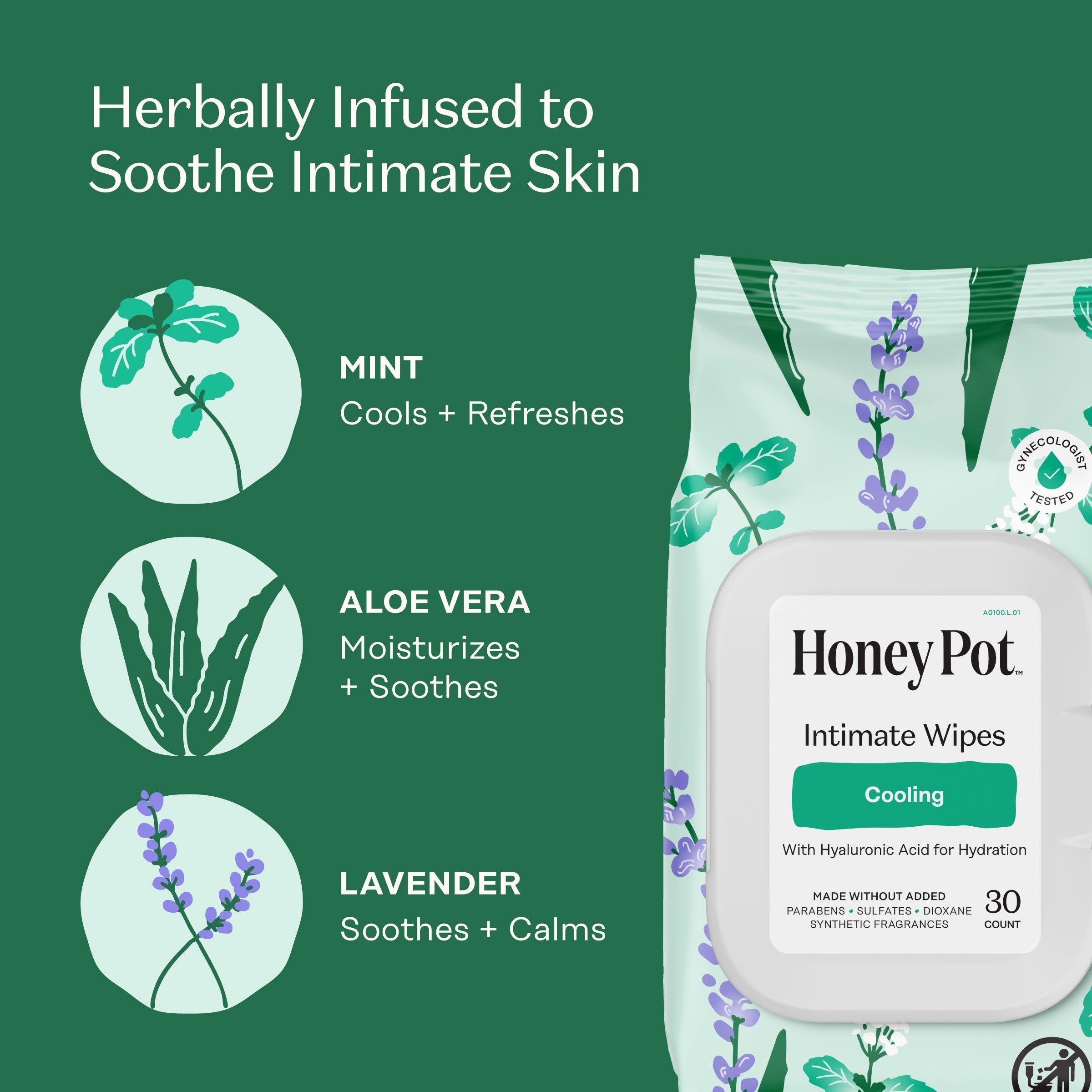 Cooling Intimate Wipe (HALU)