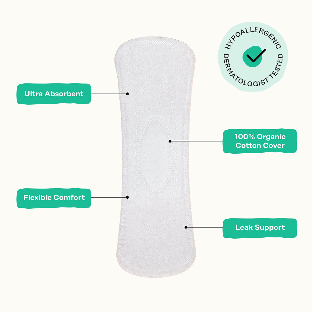 Organic Cotton Cooling Herbal Infusion Long Liners (UCF9)
