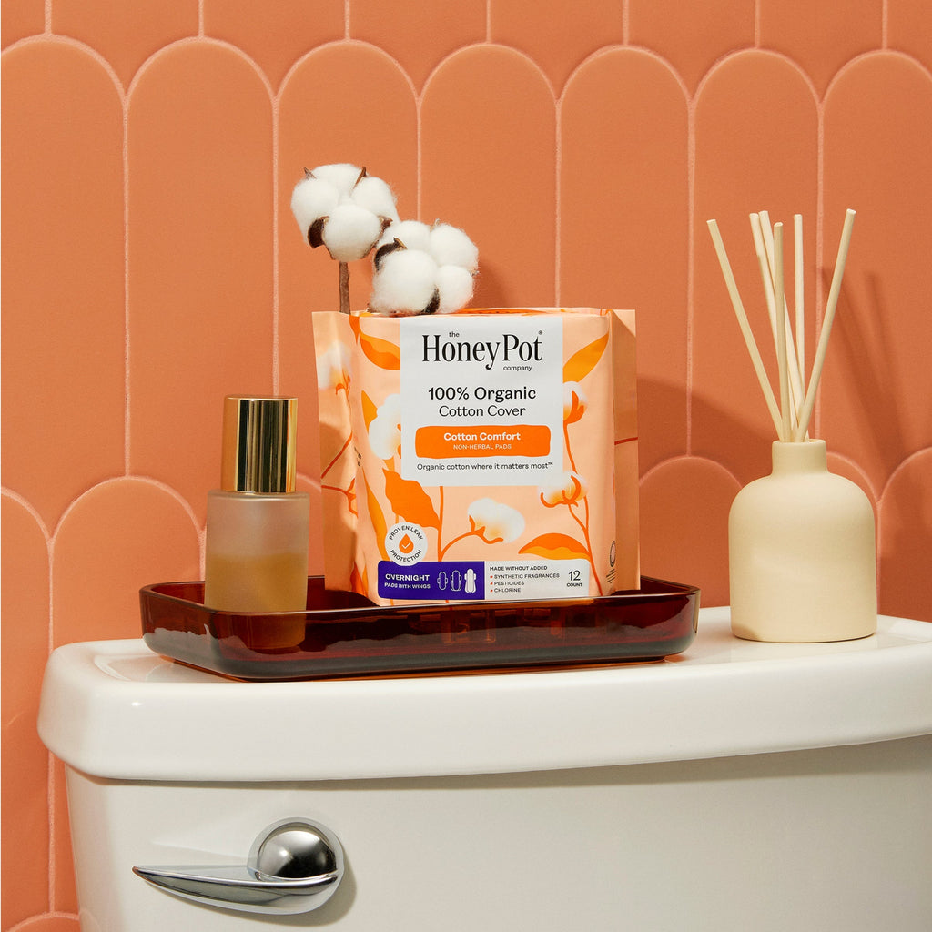 Organic Cotton Comfort Cover Overnight Pads (MPVE)