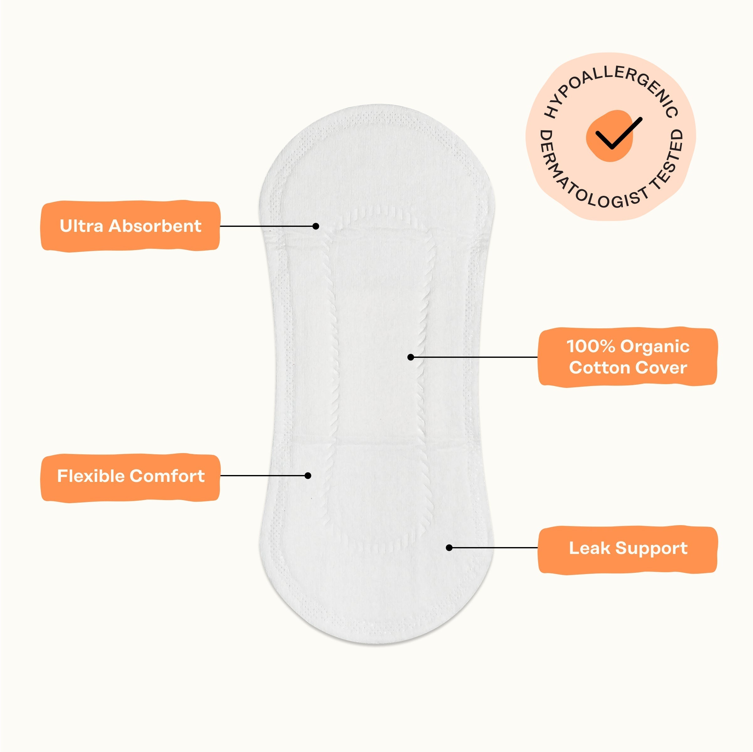 Organic Cotton Comfort Cover Regular Liners (98LJ)