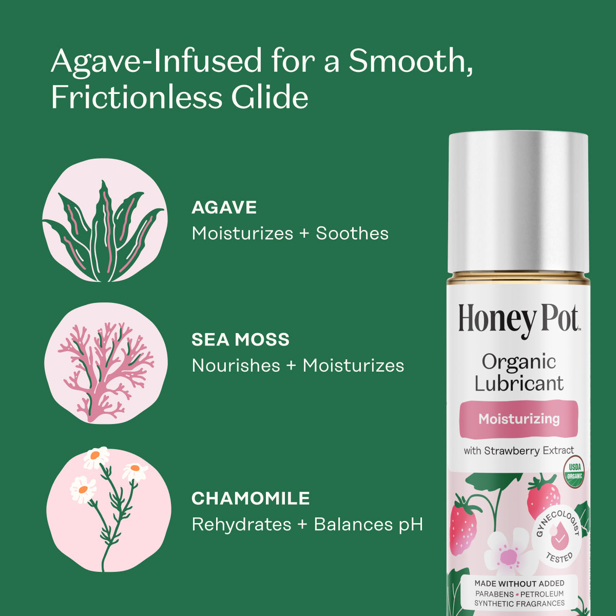Organic Strawberry Moisturizing Lubricant (FOU2)