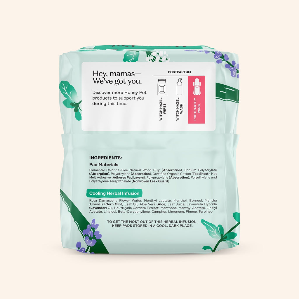 Organic Cotton Cover Post-Partum Pads (ZIXT)