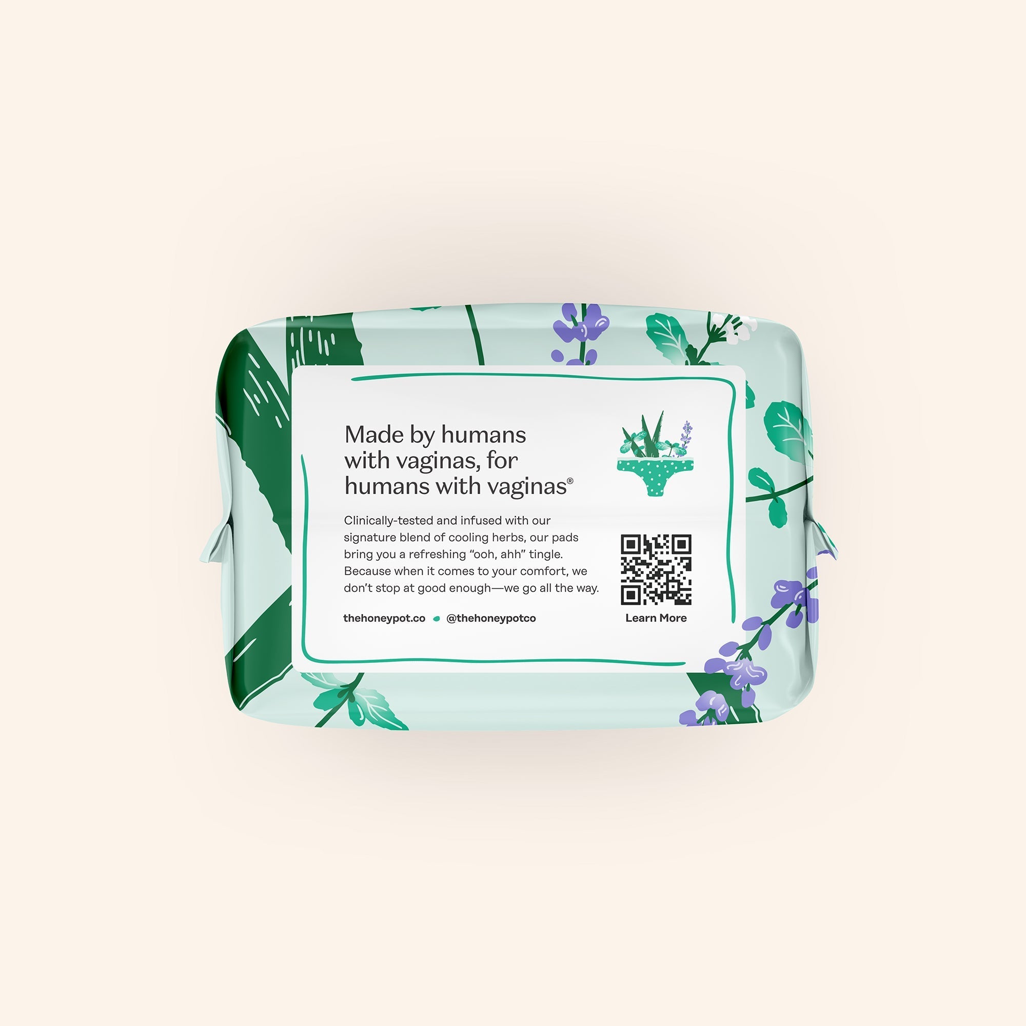Incontinence Cooling Herbal Infusion 100% Organic Cotton Cover Daytime Pads (FIXG)