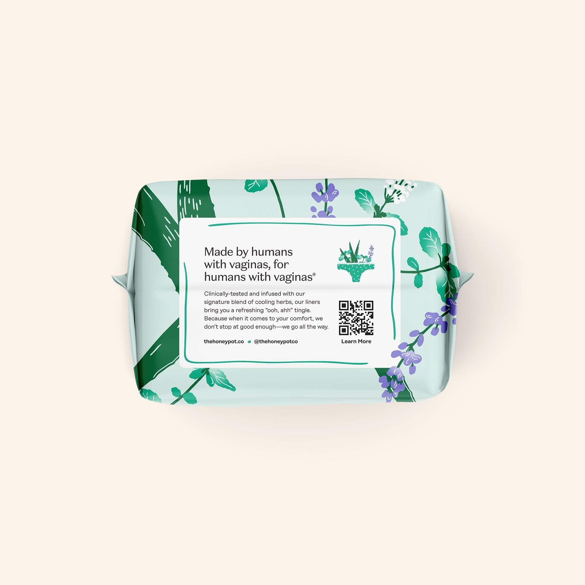 Incontinence Cooling Herbal Infusion 100% Organic Cotton Cover Liners (3JG2)