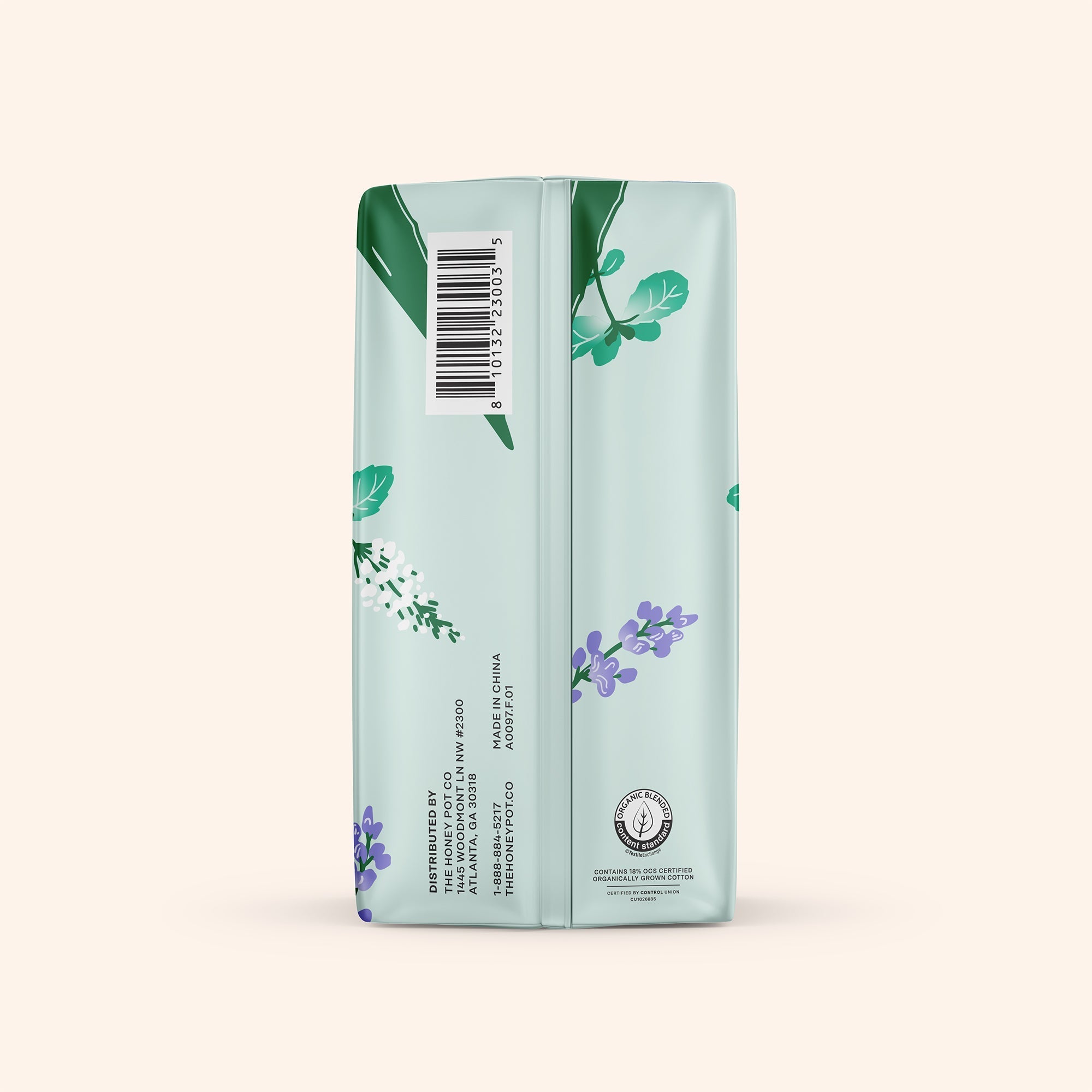 Organic Cotton Cooling Herbal Infusion Regular Liners — Medium Pack (M7UN)