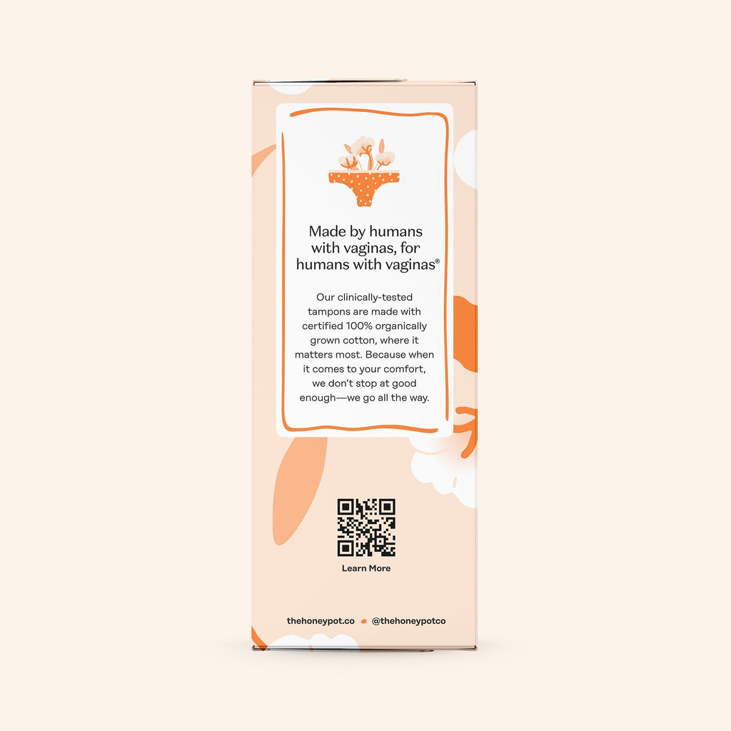 Super 100% Organically Grown Cotton BPA Free Plastic Applicator Tampons (7VKK)