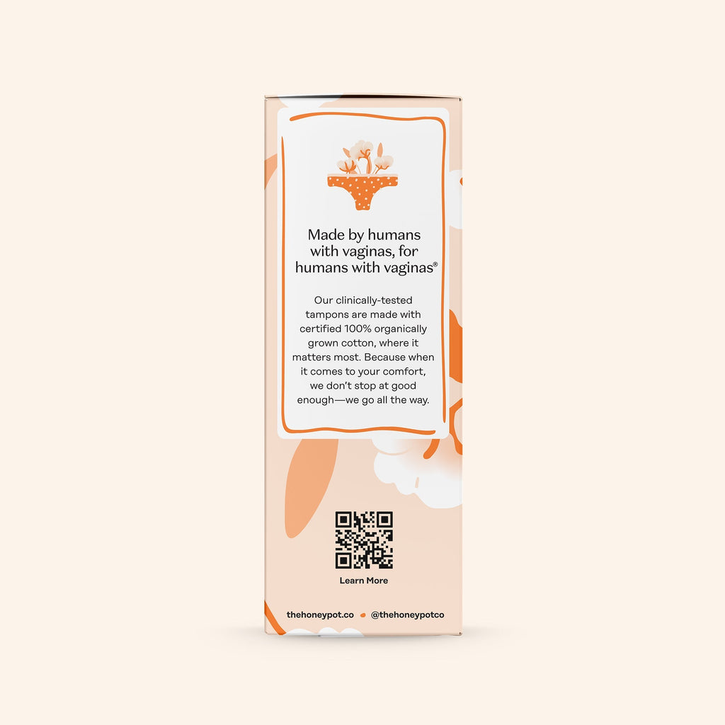 Duo Pack 100% Organically Grown Cotton BPA Free Plastic Applicator Tampons (76O9)