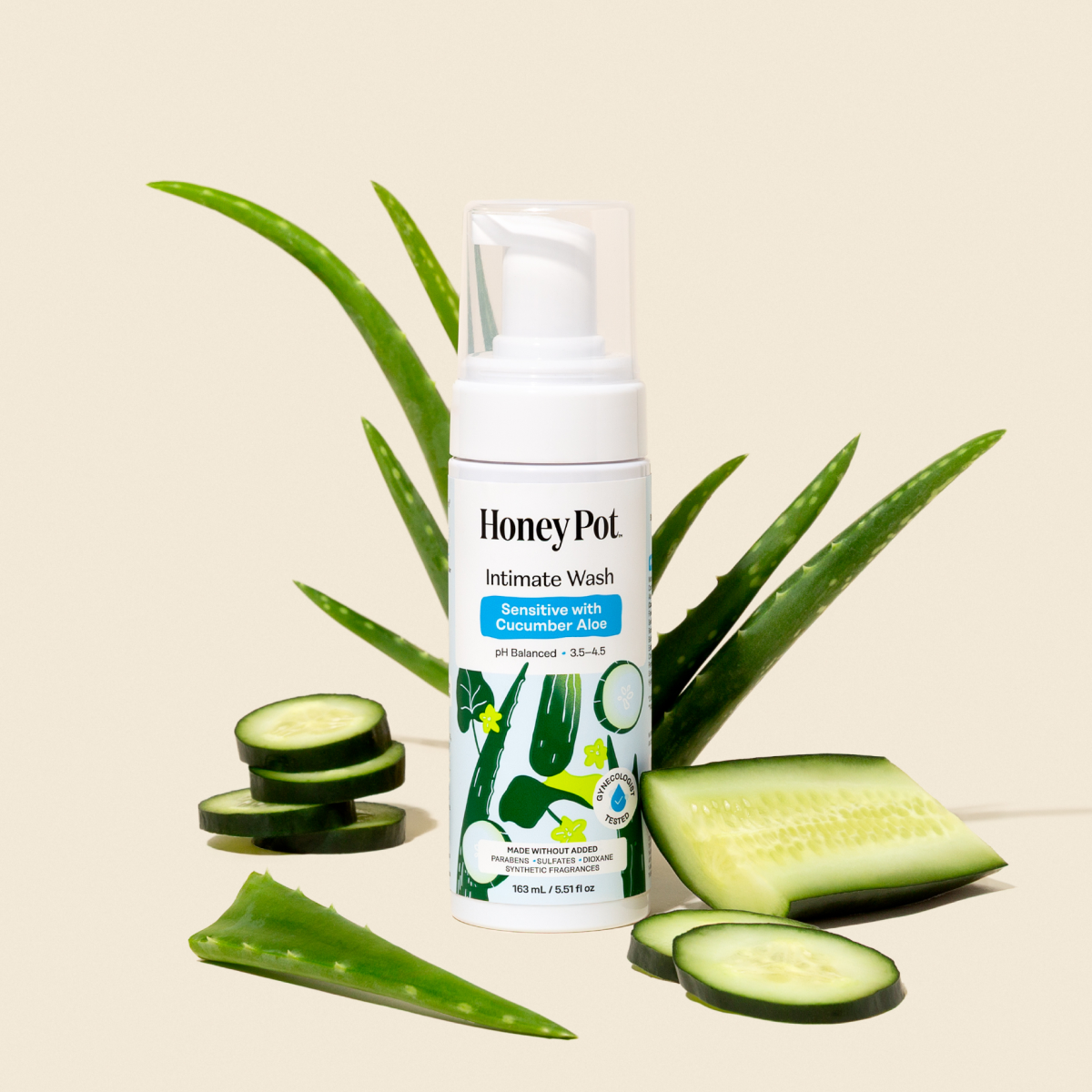 Sensitive with Cucumber Aloe Intimate Wash (9XOI)