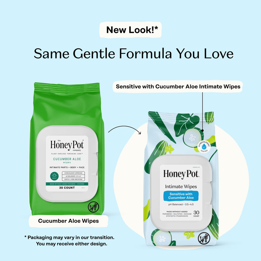 Sensitive with Cucumber Aloe Intimate Wipes (8CIG)