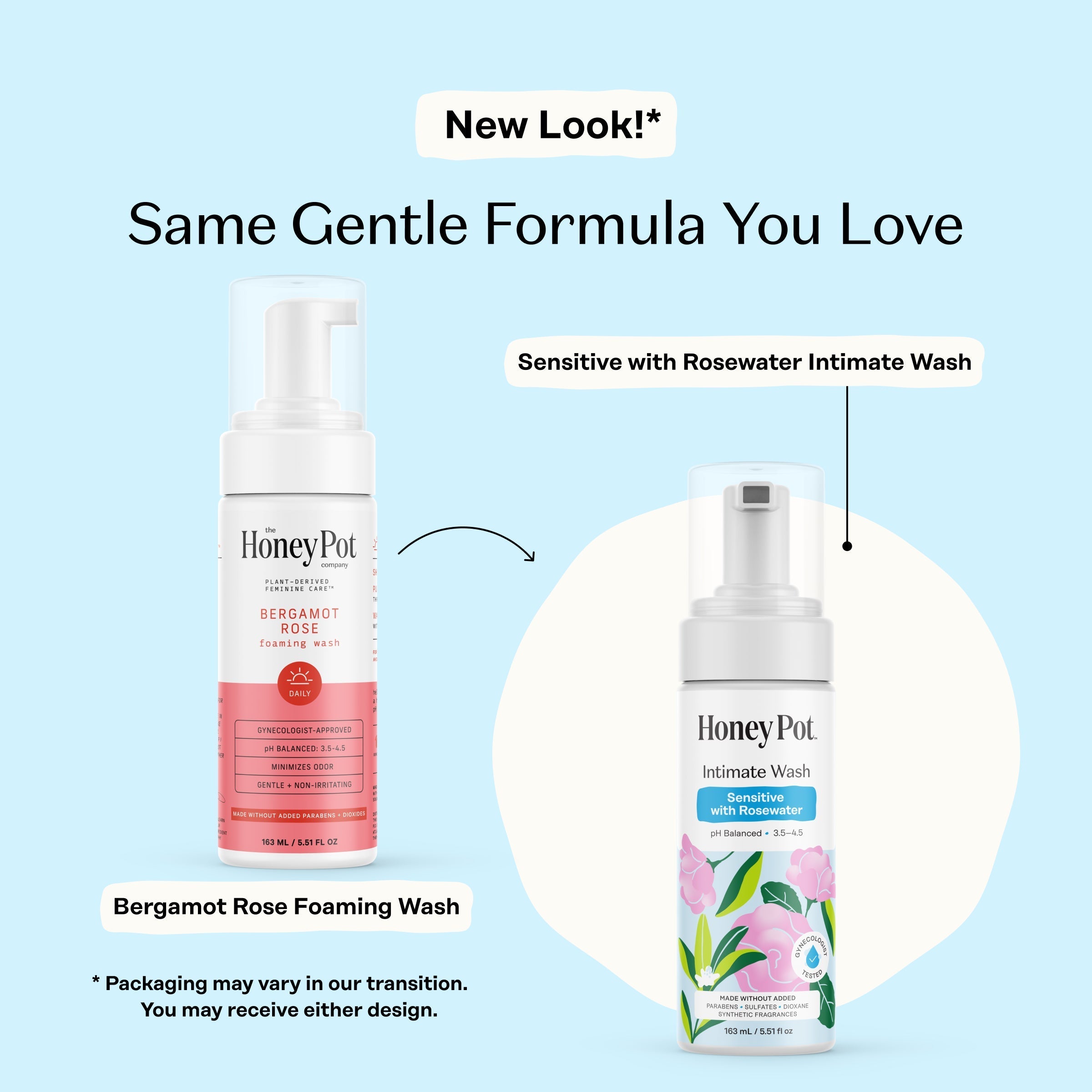 Sensitive with Rosewater Intimate Wash (6X54)