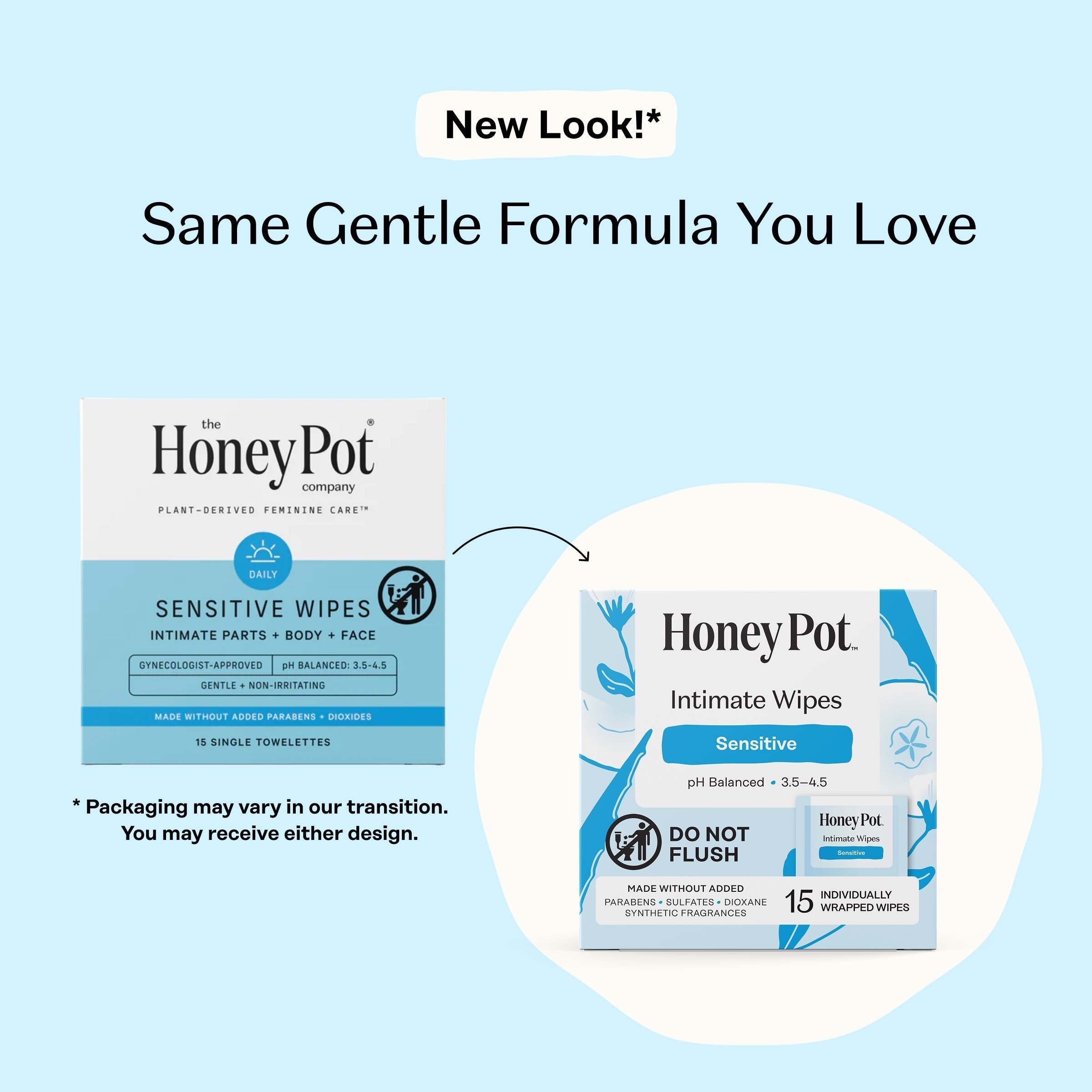 Sensitive Intimate Travel Wipes (D5X0)
