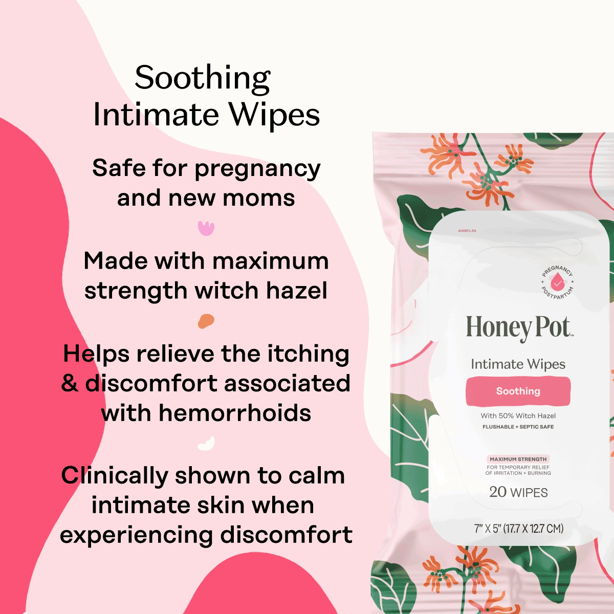 Soothing Witch Hazel Intimate Wipes (HRWW)