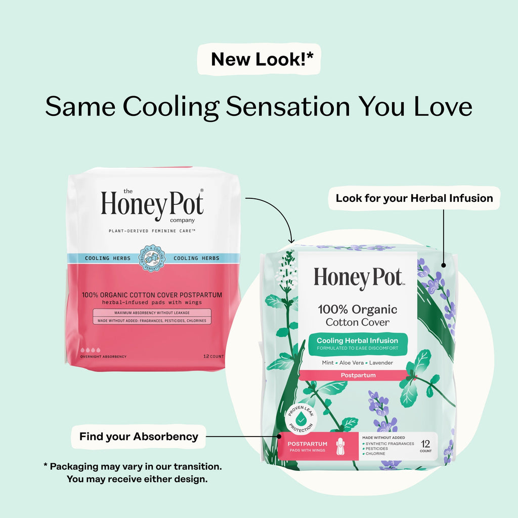 Organic Cotton Cover Post-Partum Pads (ZIXT)