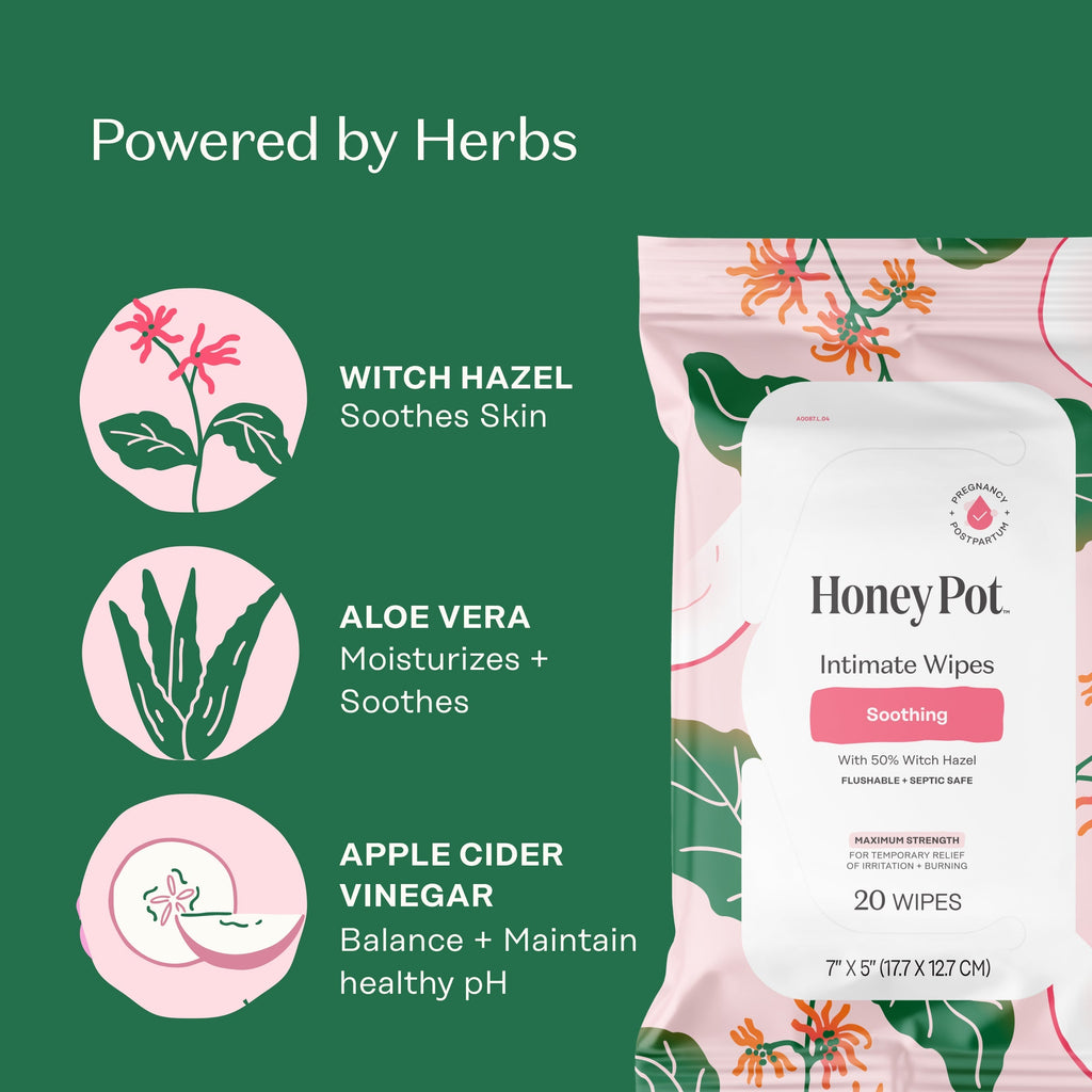 Soothing Witch Hazel Intimate Wipes (HRWW)