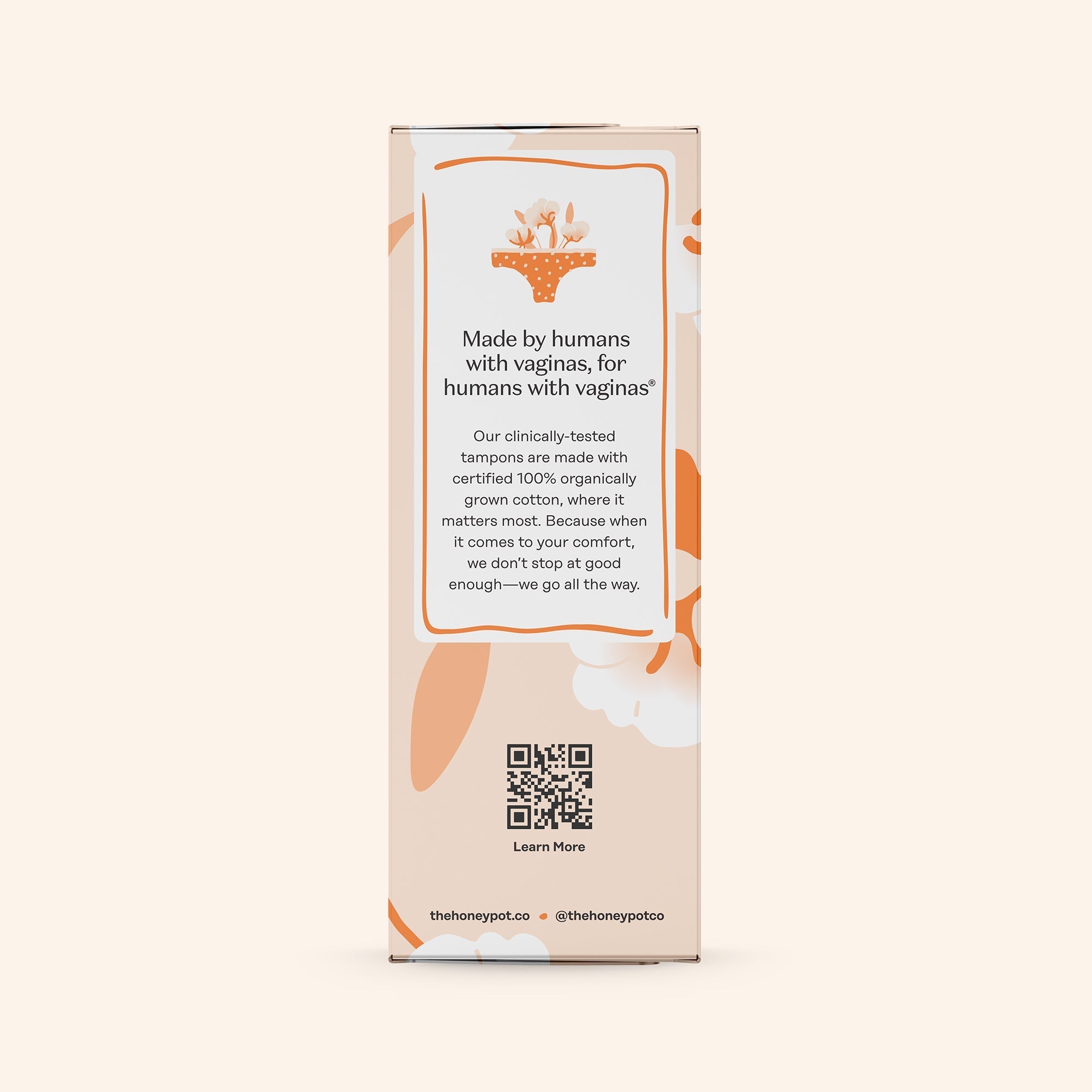 Regular 100% Organically Grown Cotton BPA Free Plastic Applicator Tampons (UVNS)