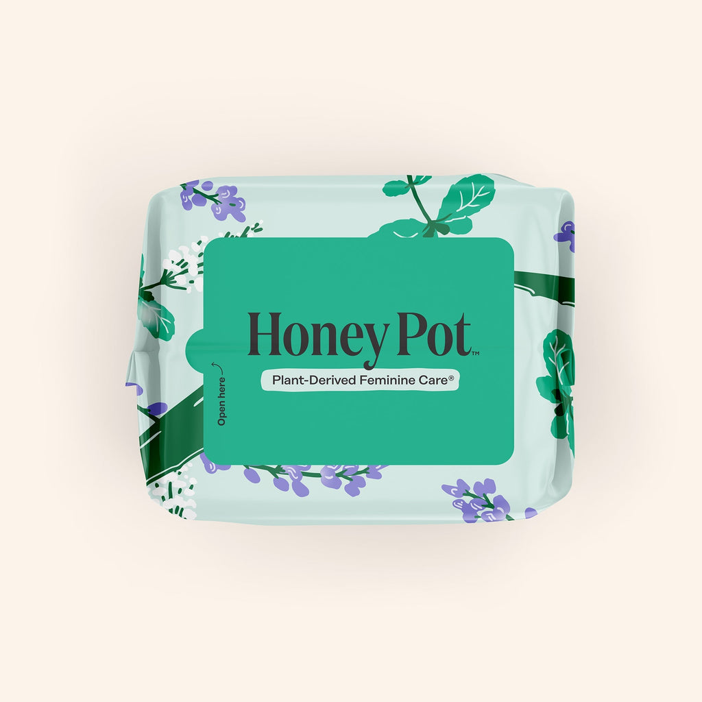 Organic Cotton Cover Cooling Herbal Infusion Heavy Flow Daytime Pads (OY7C)