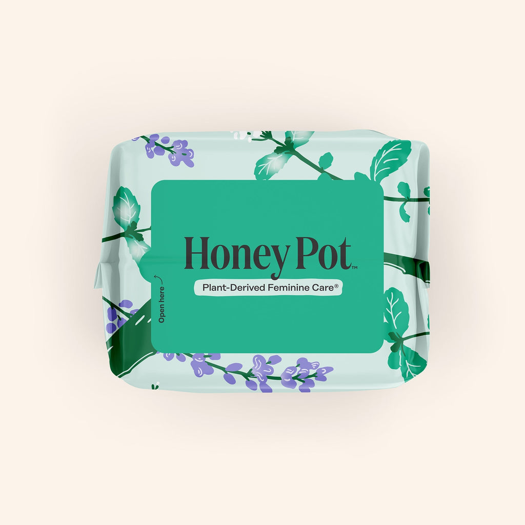 Organic Cotton Cover Cooling Herbal Infusion Heavy Flow Overnight Pads (KIDJ)