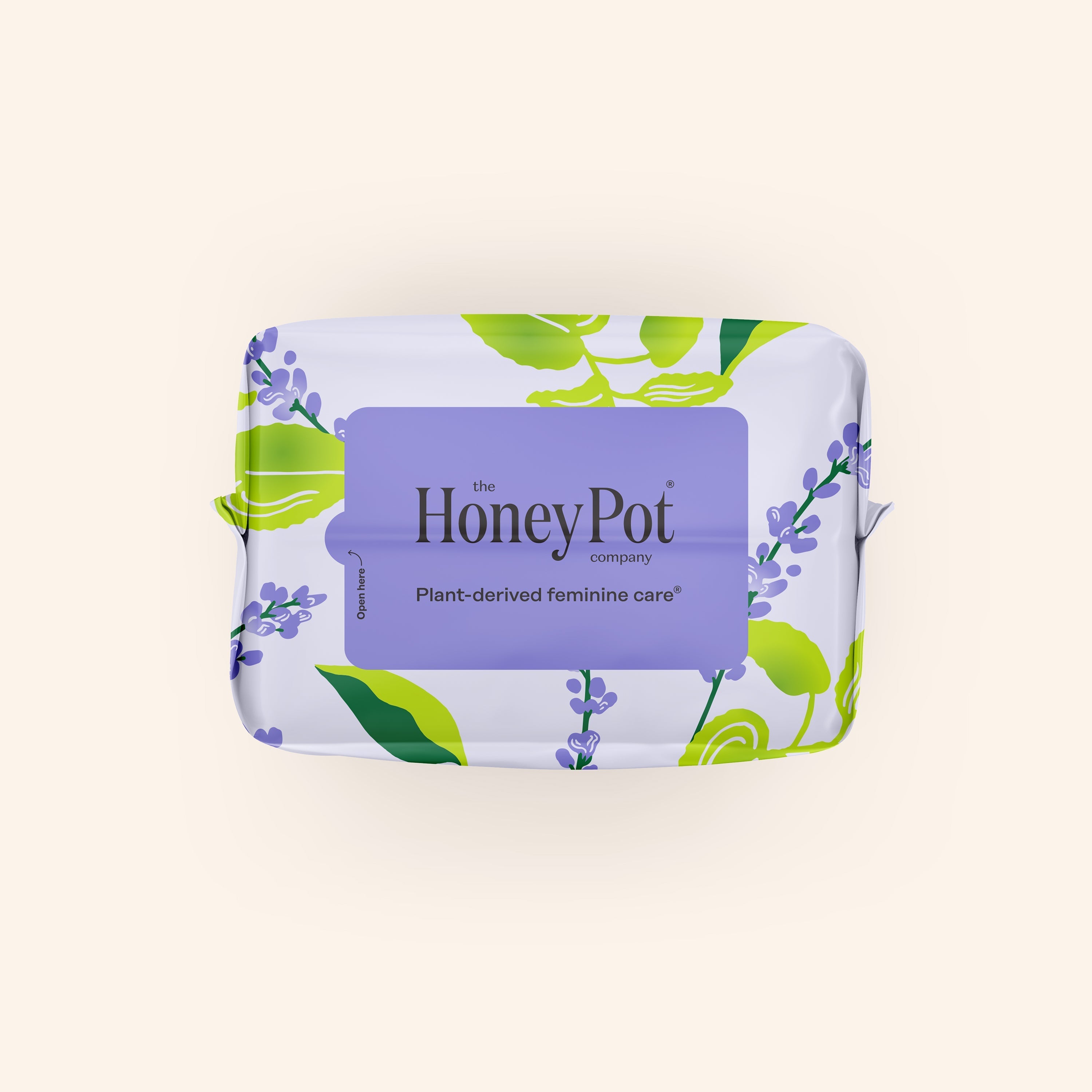 Organic Cotton Cover Calming Herbal Infusion Super Pads With Wings (HQTJ)