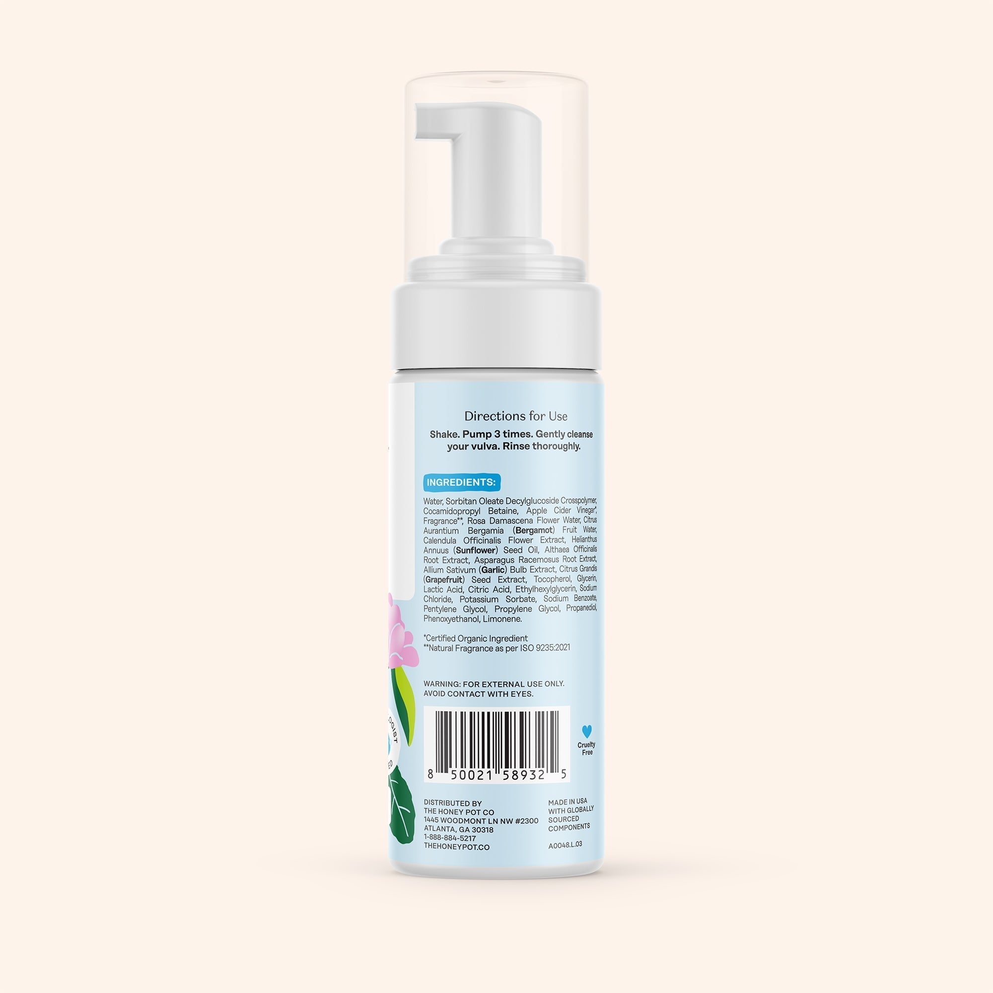 Sensitive with Rosewater Intimate Wash (GEUL)