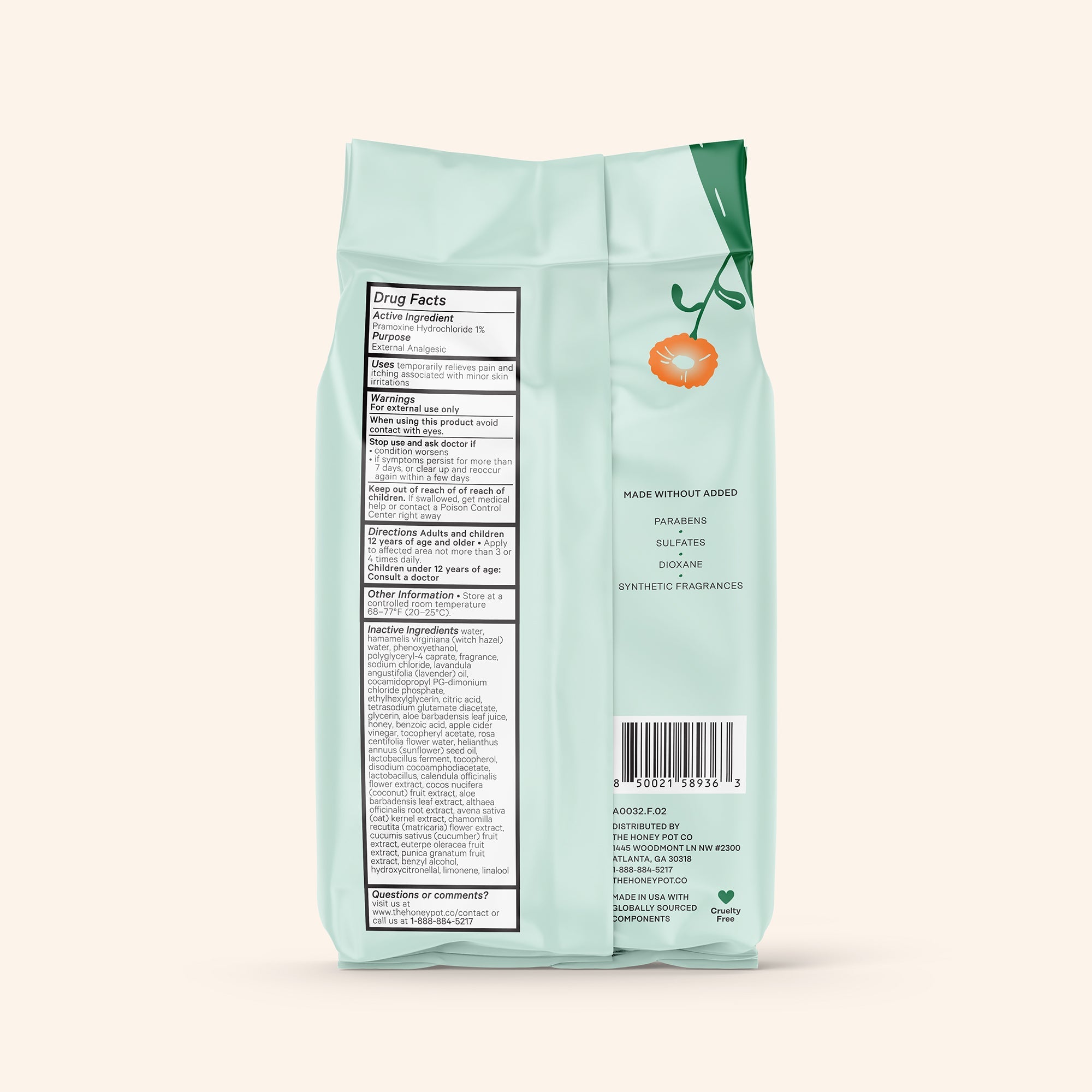 Anti-Itch Intimate Wipes (PGE6)