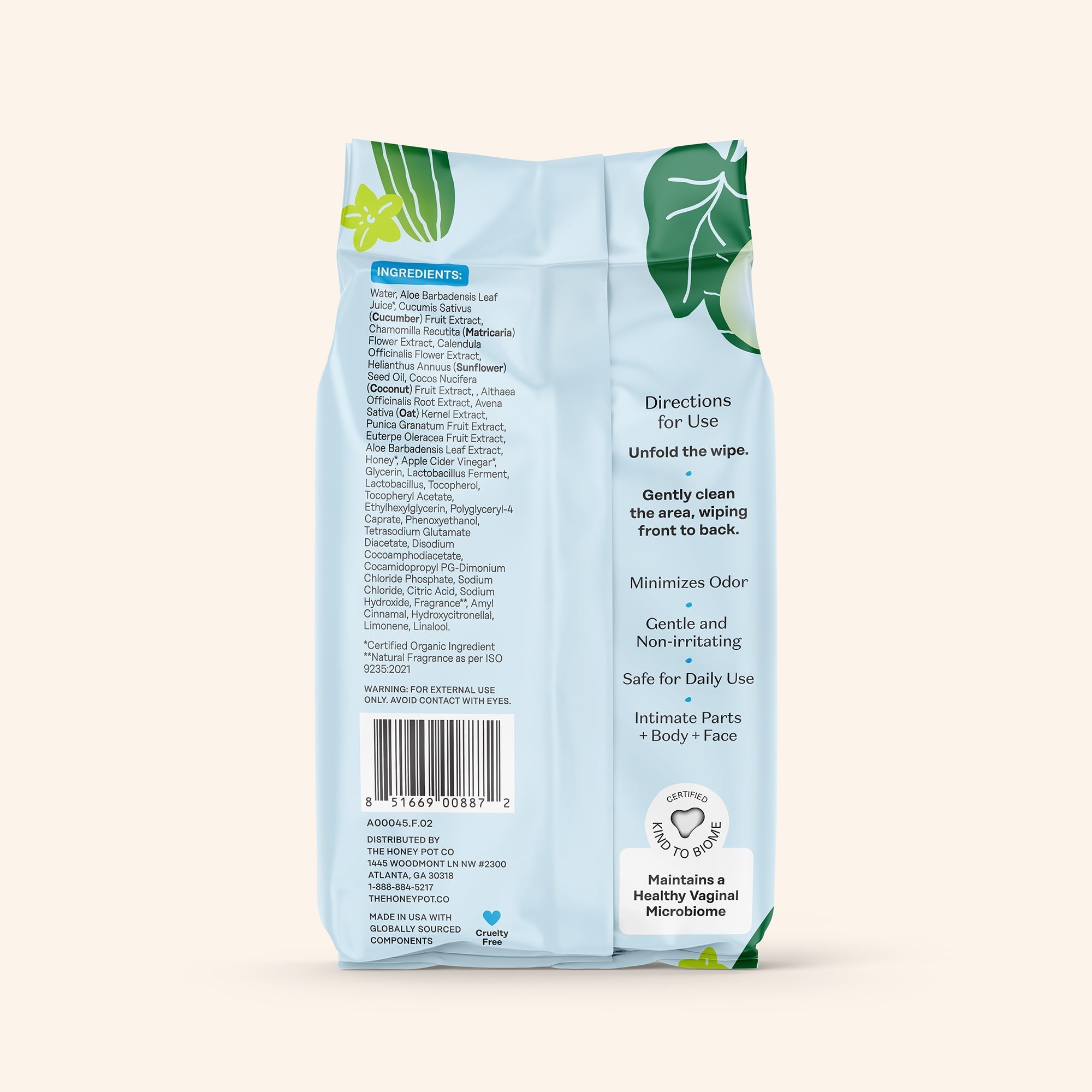 Sensitive with Cucumber Aloe Intimate Wipes (8CIG)