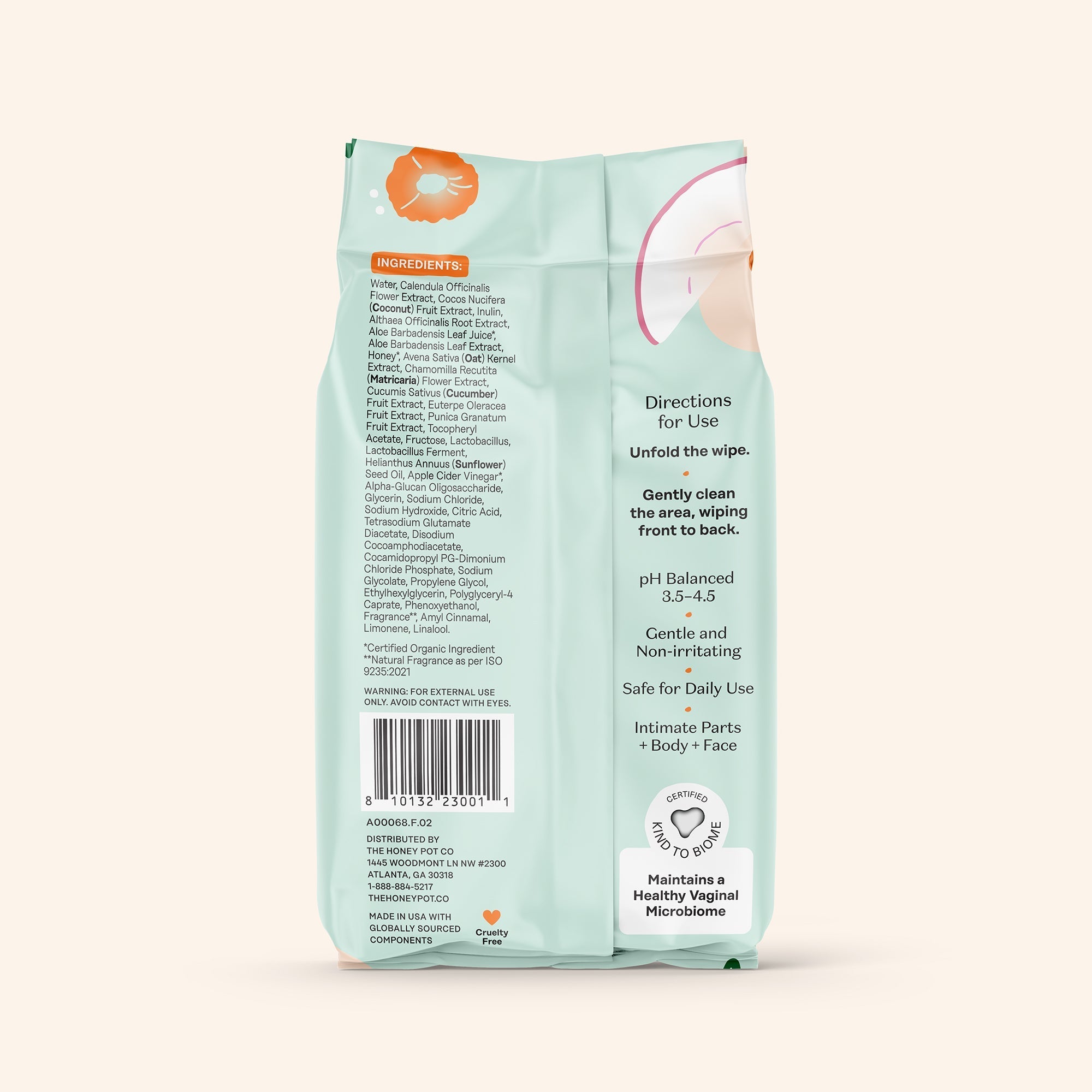 Prebiotic Intimate Wipes (AJ3N)