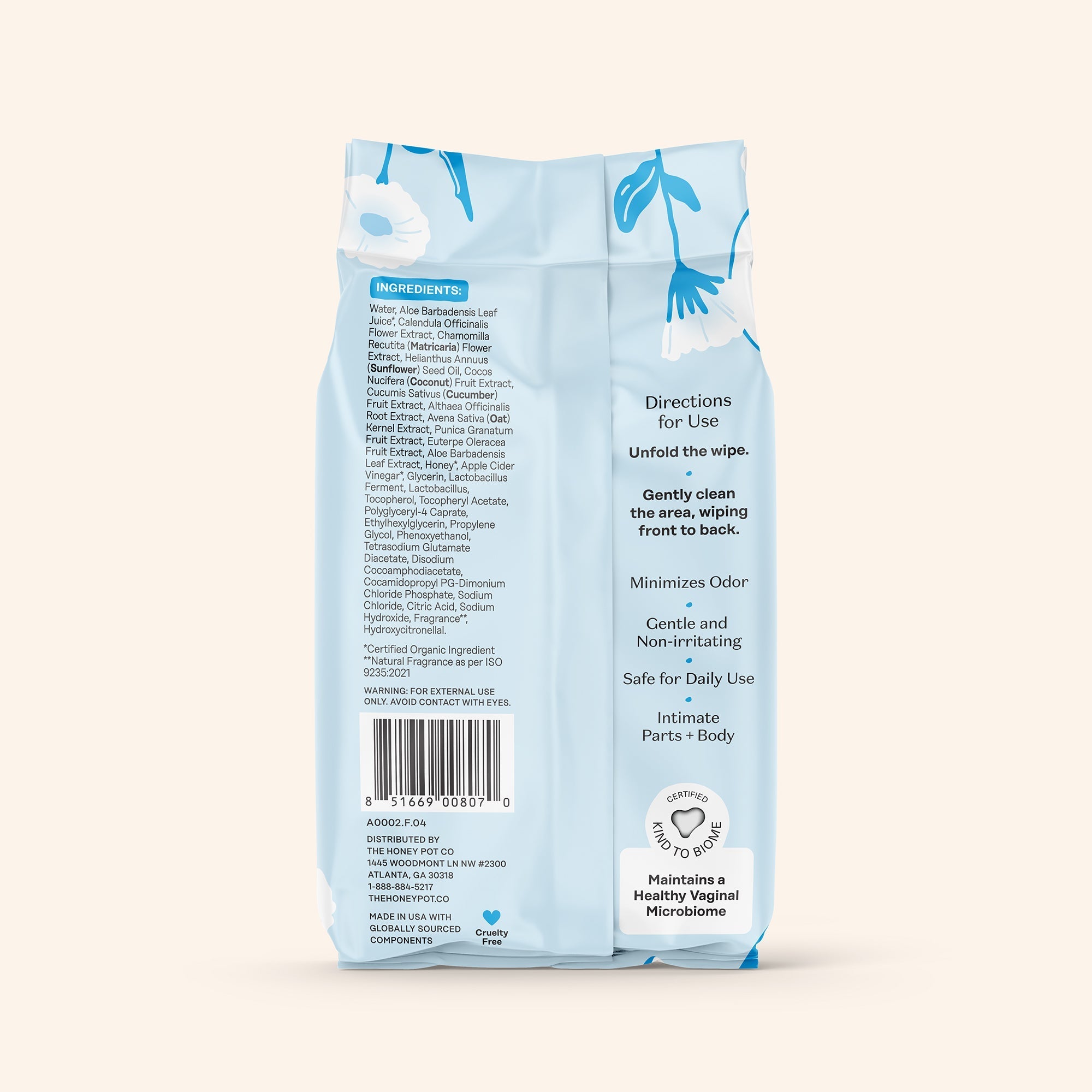 Sensitive Intimate Wipes (74GO)